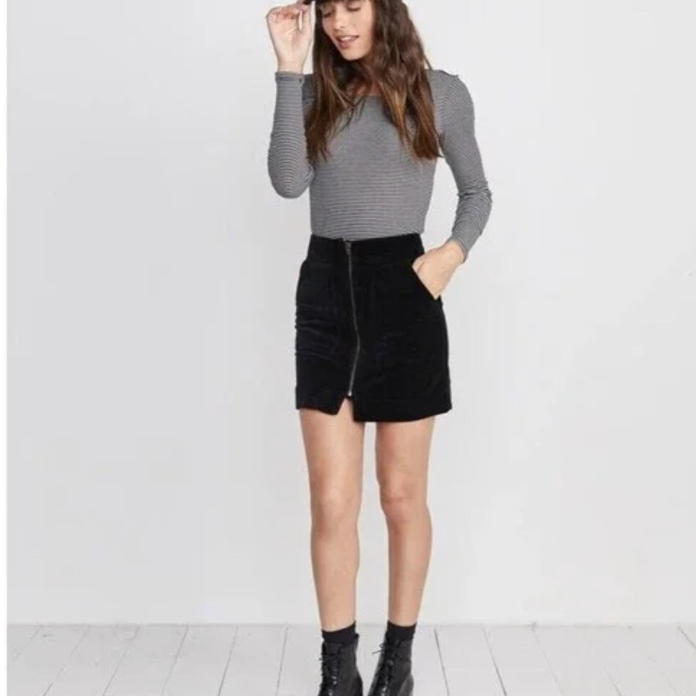 Marine Layer Navy Mini Skirt